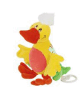 JOUET MUSICAL LES ORIGINAUX DE LA FERME LE CANARD 22 CM