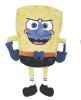 PELUCHE BOB EN SUPER HEROS 20 CM