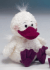 (PROMO) PELUCHE CANARD BLANC 24 CM ANNA CLUB PLUSH
