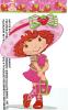 Sticker Charlotte Aux Fraises Avec son panier 37 cm