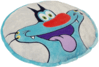 Coussin Oggy et les Cafards Oggy le chat bleu 30 cm
