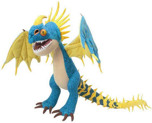 Peluche Dragons Dreamworks Bleu/jaune 50 cm