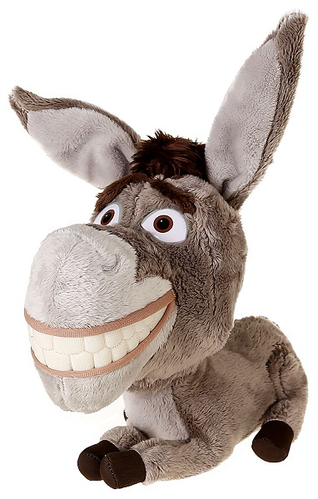 Peluche Ane de Shrek 20 cm de haut
